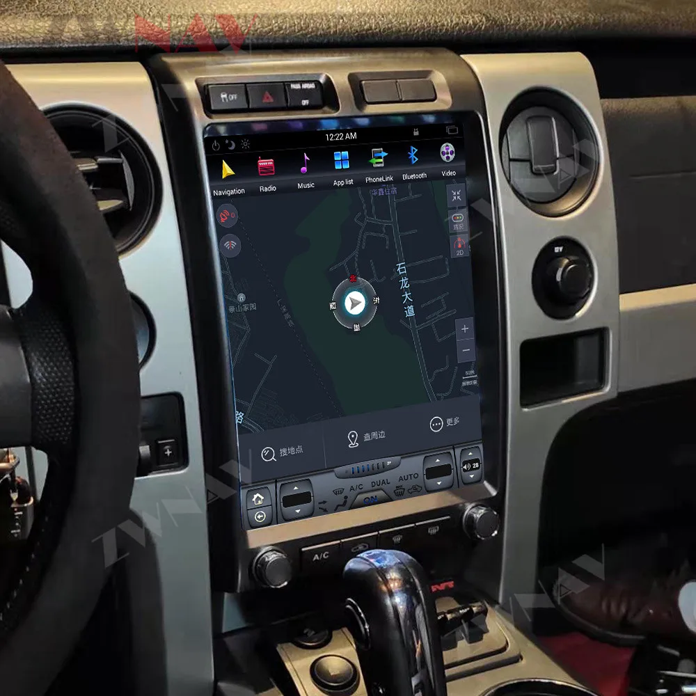 1" Android 8,1 32+ 4G Tesla с DSP Carplay Автомобильный мультимедийный плеер стерео для Ford F150 2009- радио gps навигация