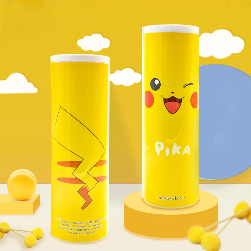 Pikachu NBX newmebox Пикачу Карандаш Чехол s канцелярские товары для школы с принтом зыбучих песков Карандаш Чехол модные школьные принадлежности для маленьких мальчиков и девочек студ - Цвет: Pikachu