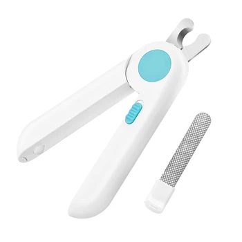 

Pet Nail Clipper Built-In Bright LED Light Can Indicates Bloodline Of Pet Nails To Prevent Over-Cutting