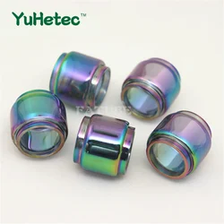 YUHETEC tubos centrífugos de vidrio para Zeus, tubo de vidrio de repuesto de burbuja arcoíris para Zeus(25mm individual) RTA/ Zeus X Mesh/ZEUS Dual/Zeus Sub Ohm