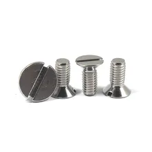 

5-50pc M1.6 M2 M2.5 M3 M4 M5 M6 M8 304stainless steel GB68 Metric Threaded Slotted Flat Countersunk Head Machine Screw Bolt