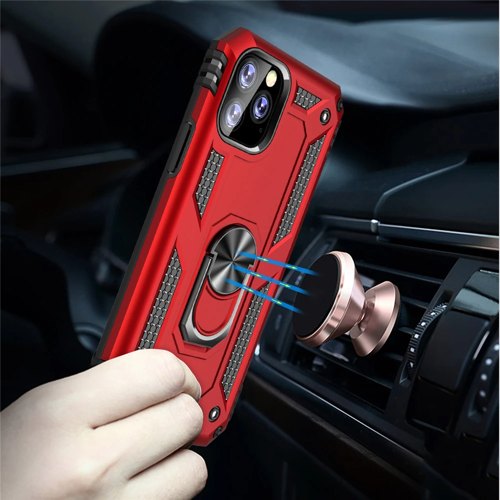 Для iPhone 11 pro max чехол сверхмощный Экстрим броня для iPhone X XR XS MAX 6 6S 7 8 PLUS ударопрочный Магнитный чехол-подставка