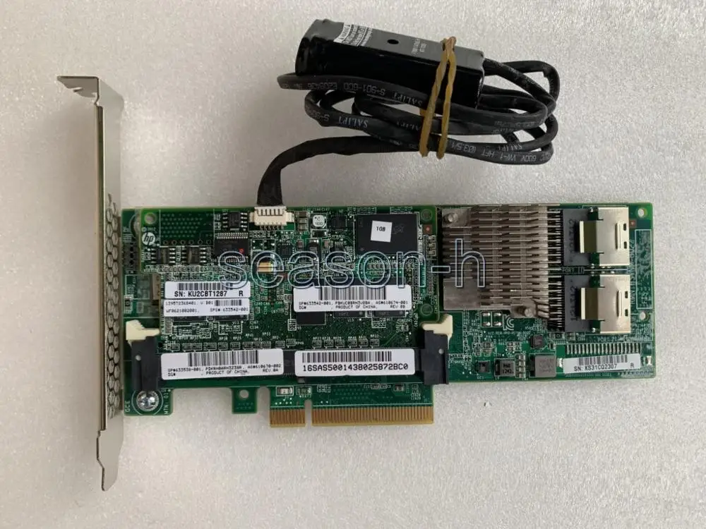 Hp Smart Array P420/1gb Fbwc 6gb 2ports Sas Controller Raid Card
