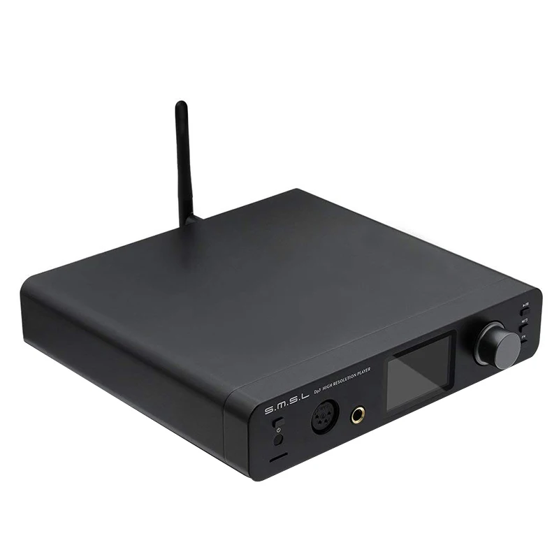 SMSL DP3 ES9018Q2C DSD256 HIFI Bluetooth WiFi плеер с ЦАП LAN сетевая USB SD входы AES усилитель для