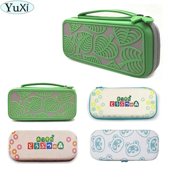 

YuXi Portable Hard Animal Crossing Storage Zip Carry Case Protective Holder Game Console Shell Pouch For Nintend Switch Console