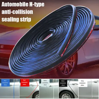 

New 5/10M Car Door Anti-collision Trim Strip Car Edge Hazard Cover Crash Sealing Strip