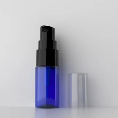Blue Bottle Black 10 мл X 50 мини-дозатор для лосьона, крема, пластиковая бутылка 10 г, дорожный размер, пустые пластиковые контейнеры для косметики 1/3 унций, бутылки для отелей - Цвет: Blue Bottle Black