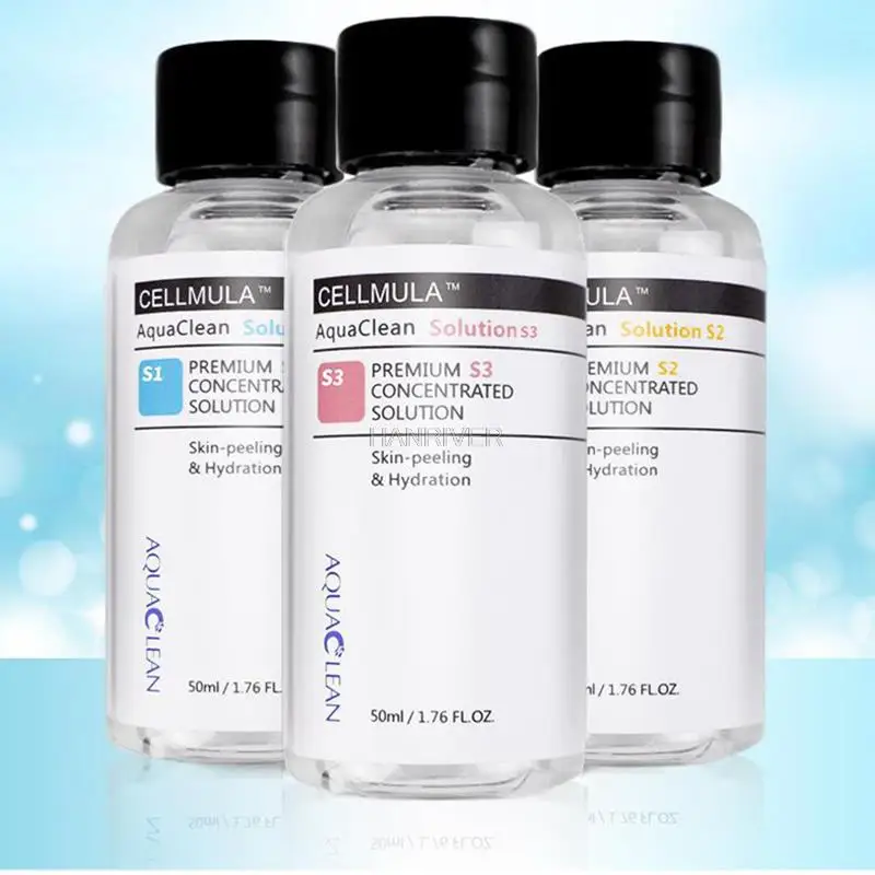 

New Aqua Clean Solution Aqua Peeling Solution 50ml Aqua Facial Serum Hydra Facial Serum For Hydro Dermabrasion Skin Care Machine