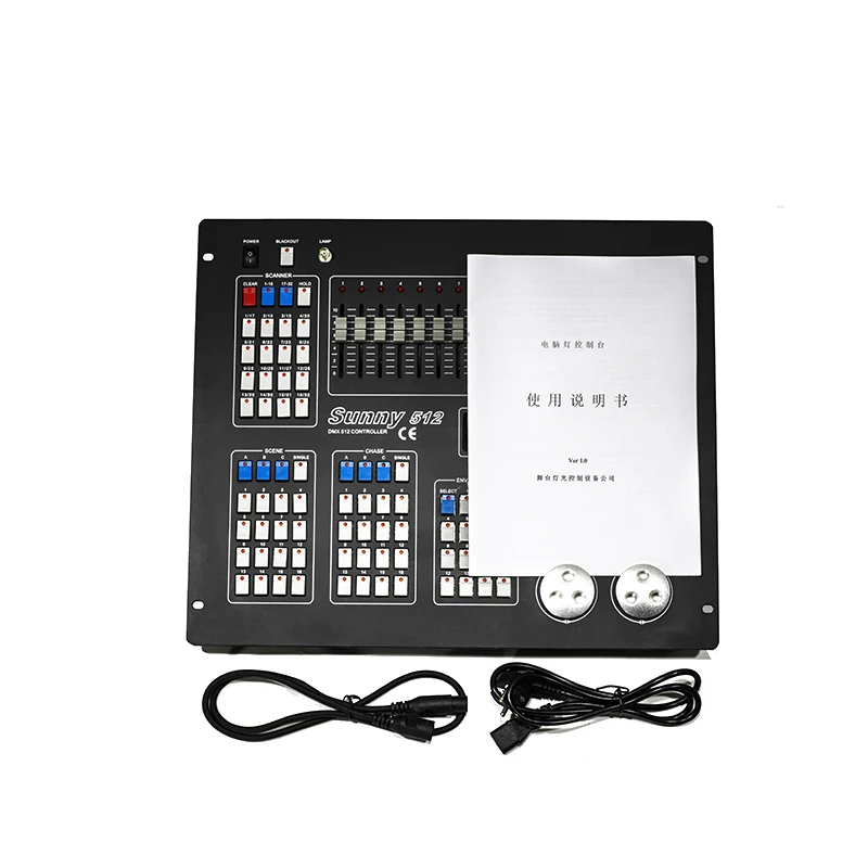 DJworld DMX консоль 1024 контроллер для сценического освещения DMX 512 DJ контроллер оборудования международный стандарт