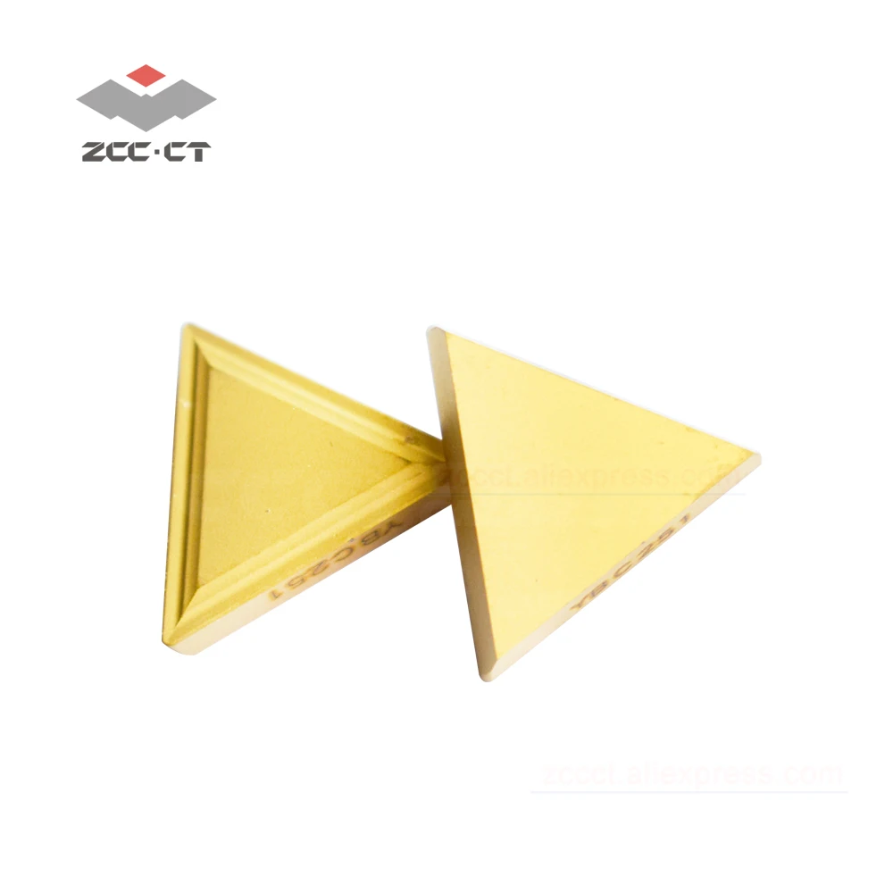 10 шт. ZCC фреза вставки TPMR160304 YBC251 Карбид ZCCCT cnc инструмент наконечник TPMR 160304 TPMR321 для