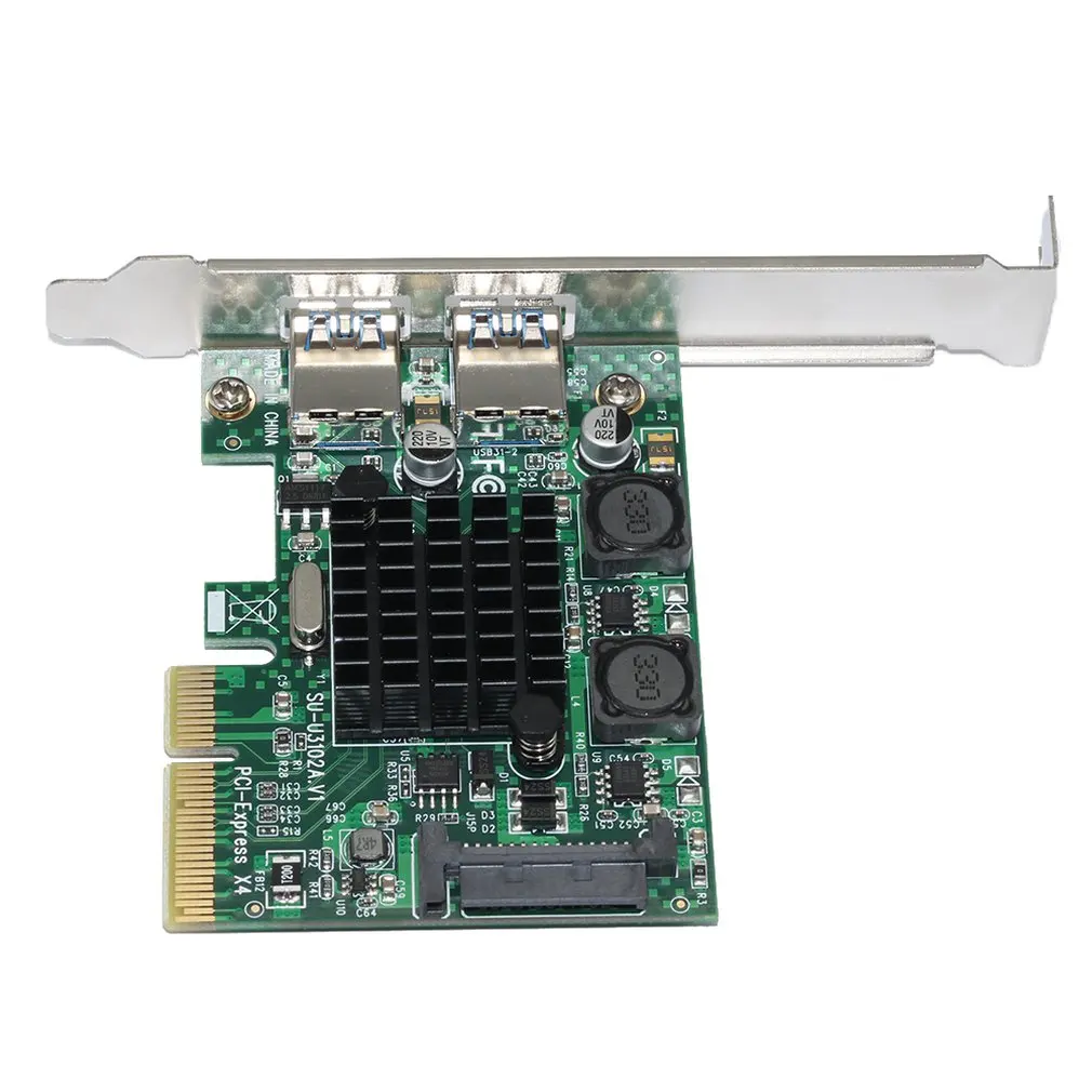 

Desktop Pci-E To Usb3.1 Expansion Card Desktop Usb3.1 Expansion Card Usb Interface Adapter Card Expansion Card