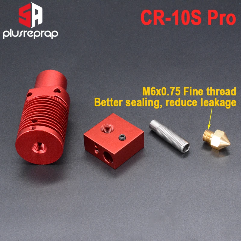 calor bloco mk8 bocal sem aquecedor, termistor para ender-3 cr-10 cr 10s pro