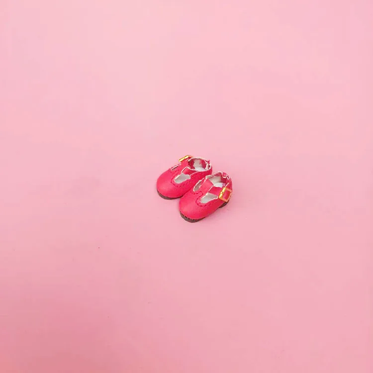 Ob11 обувь хорошо сочетается с Т-образной обувью красивый узел свинья 1/12 bjd обувь куклы аксессуары игрушки - Цвет: 1
