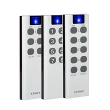 Interrupteur de télécommande sans fil universel 433 Mhz, 6/8/10 boutons, transmetteur RF, verrouillage électronique, pour maison intelligente, à monter soi-même