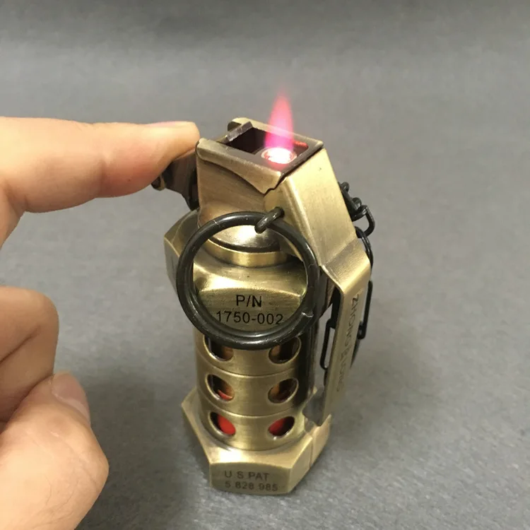 

Large Size Model Military Plug-on Transmitter Props Model Windproof Cigarette Lighter 831 Electroplated US Military M84 Stun Plu