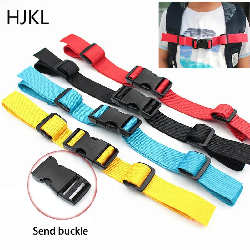 

Children's School Bags Belt Non-slip Functional Chest Buckle Backpack Buckle Fixed Buckle Student Anti-off Shoulder Strap Buckle