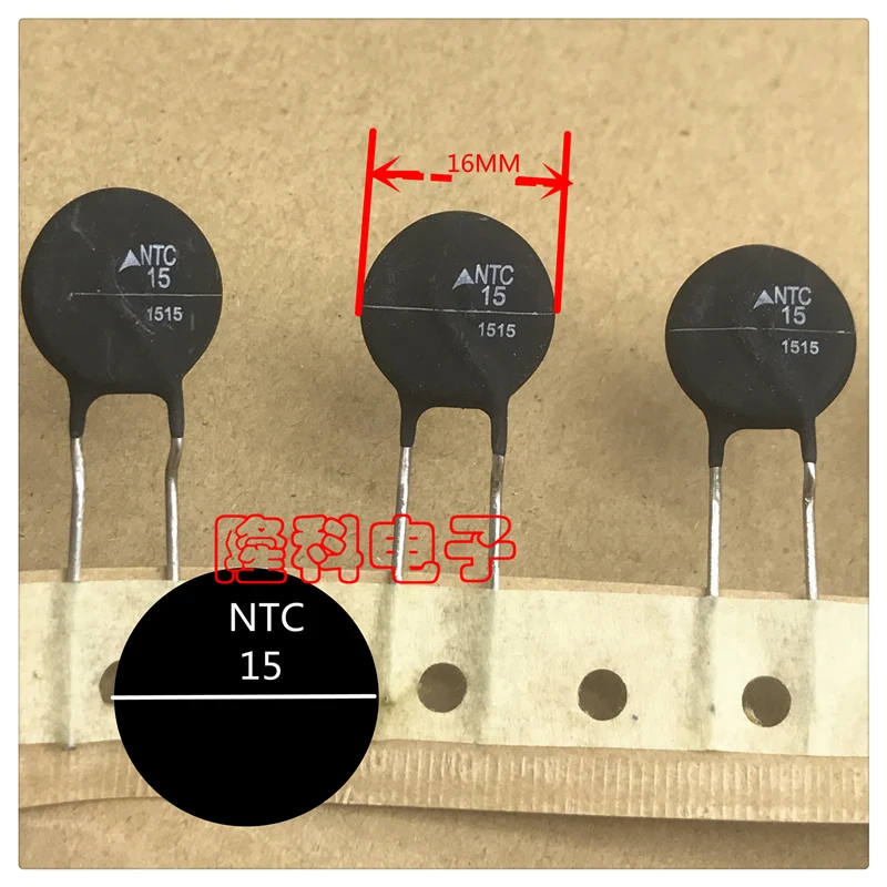 Оригинальный новый 100% B57238S150M51 NTC15 термистор мощности 15Ohm 15D-16 4.4A 16 мм (индуктор) |