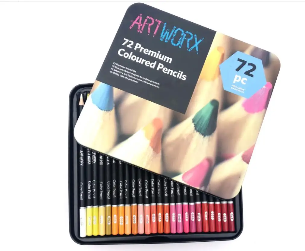 

72Colors Professional Oil Color Pencils Set Artist Painting Sketching Wood Color Pencil School Art Supplies
