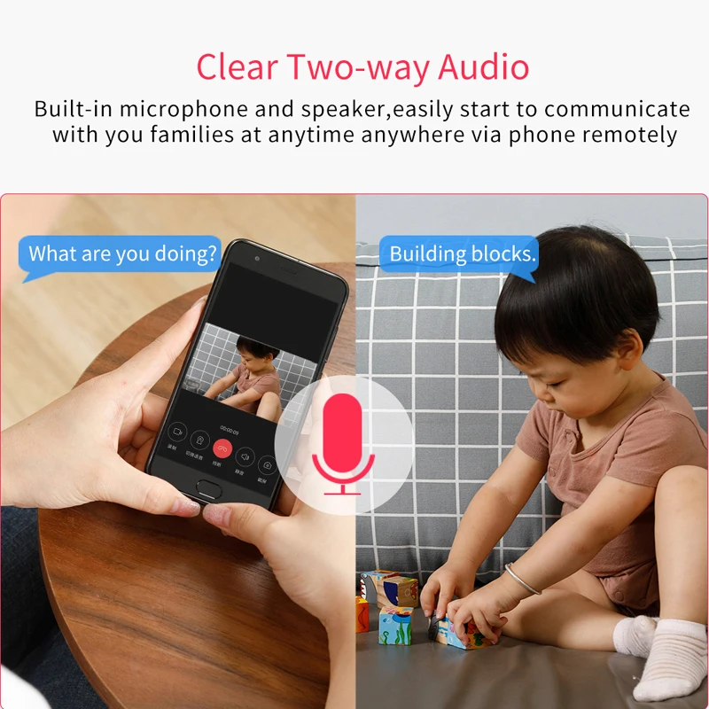 KSLAIC Full HD 2MP IP Camera WiFi 1080P CCTV Indoor Auto-tracking Night Vision Two Way Audio Tuya Smart Life Security Camera