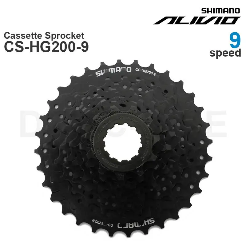 SHIMANO ALIVIO M4000 ALTUS CS-HG200-9 Cassette Sprocket Available in 11-32T 11-34T and 11-36T Original Parts bicycle cassette bicycle sprocket gear bike sprocket