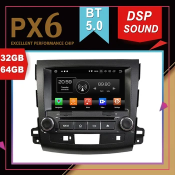 

Rockchip PX6 Processor Android 9.0 Car Multimedia GPS For MITSUBISHI Outlander 2006- DSP Sound Navigation Tape Recorder Radio