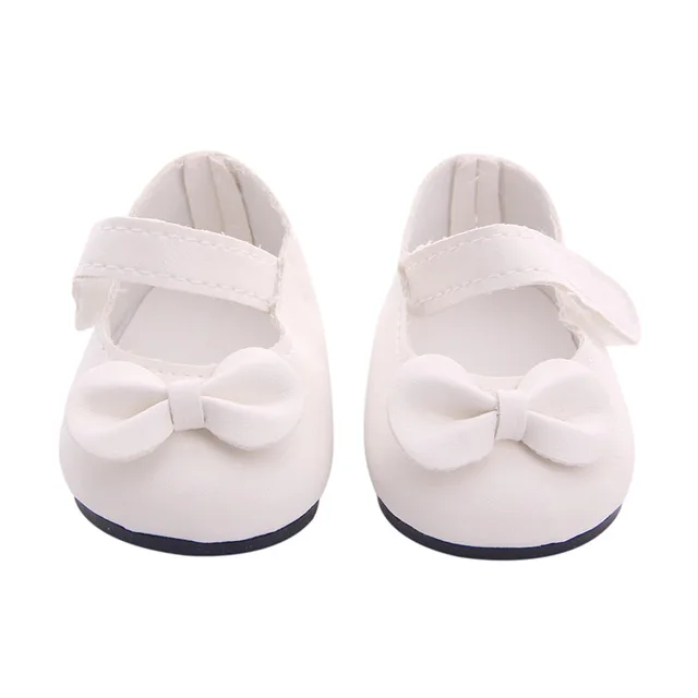 Doll Shoes Clothes Handmade Boots 7Cm Shoes For 18 Inch American&43Cm Baby New Born Doll Accessories For Generation Girl`Toy DIY n1629