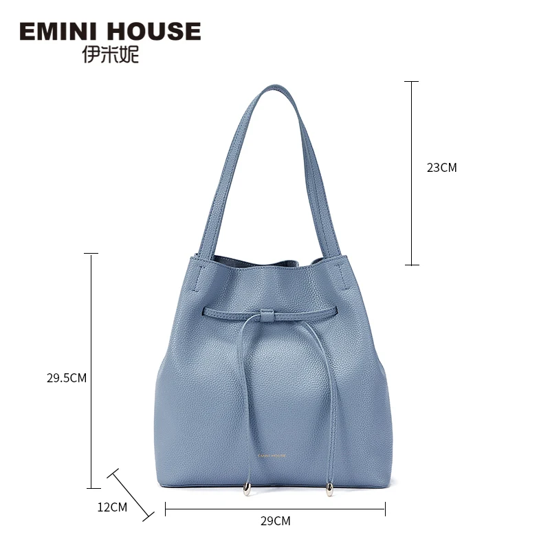EMINI HOUSE мягкие из кожаного спилка роскошные сумки женские дизайнерские через