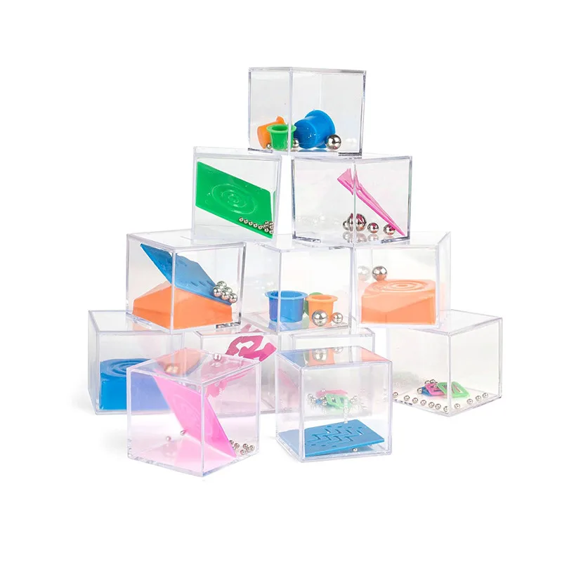

Huilong Puzzle Toy Decompression Box Gravity Balance Bead Set of 24 Constant Force Mini Ball Labyrinth Cube Game