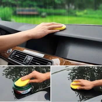 

Hot 12Pcs Car Waxing Polish Foam Sponge Wax Applicator Cleaning Detailing Pads