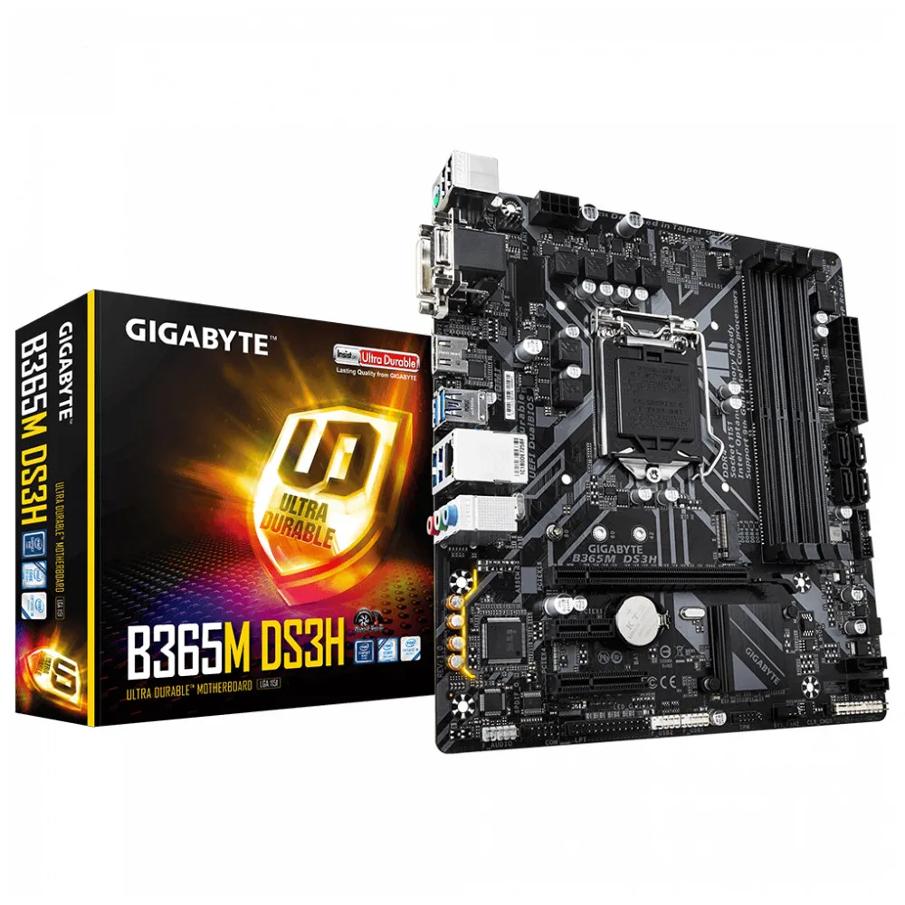 Материнская плата GIGABYTE B365 S1151 MATX B365M DS3H
