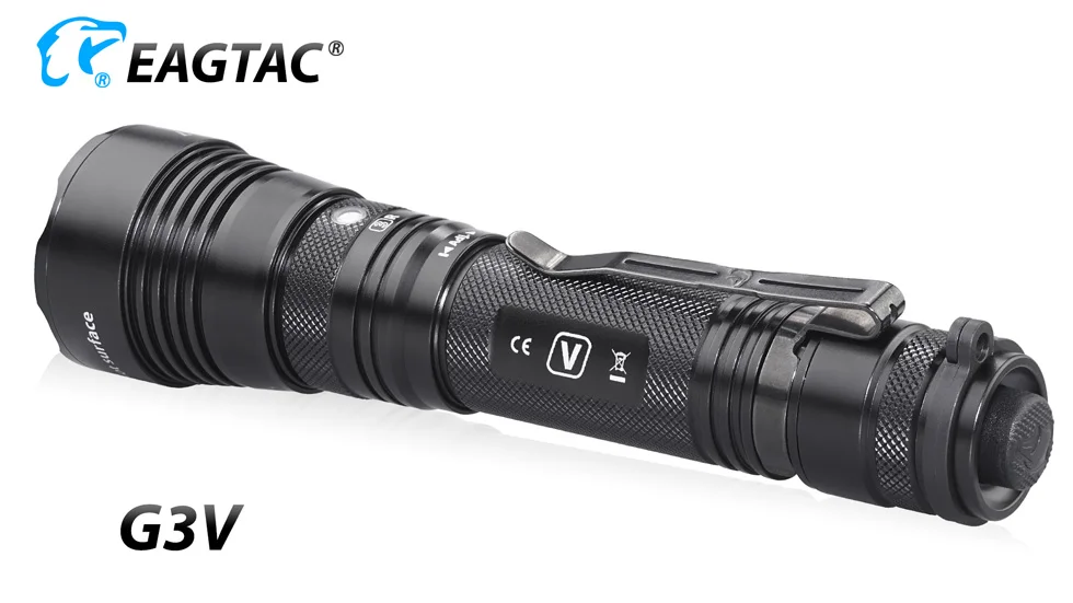 EAGTAC G3V тактический светодиодный светильник-вспышка Ультра-яркий фонарь 21700 5000 мАч аккумулятор USB Перезаряжаемый водонепроницаемый полицейский светильник