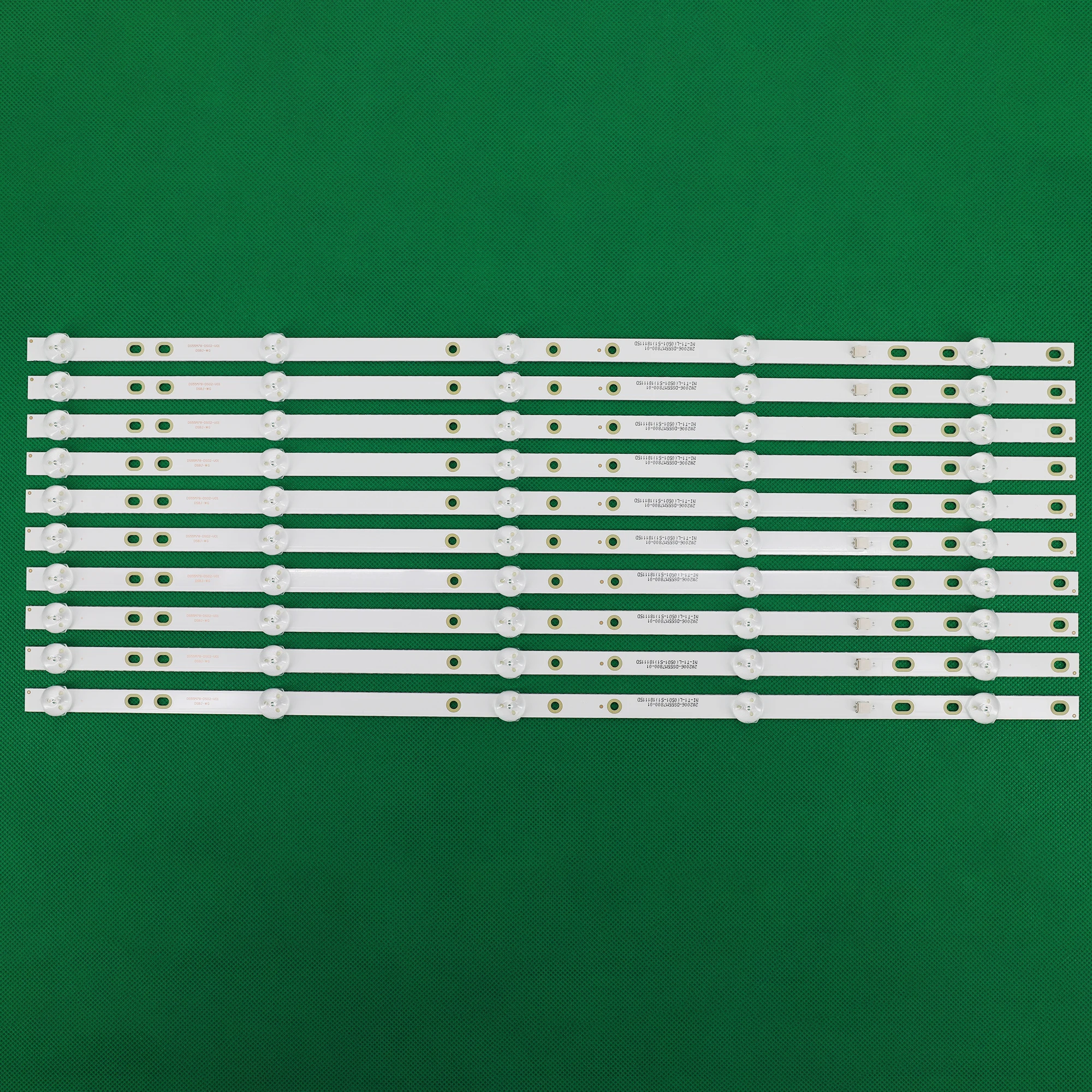 Tira Conduzida Luz de Fundo para Baird Ti5510dledds 2w2006-ds55m780001 Ds55m78-ds02-v01 Dsbj-wg 5led 3v 53cm