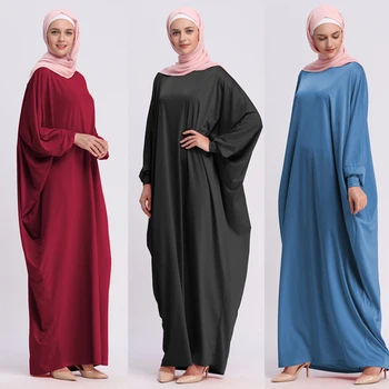 

Batwing Abaya Dubai Arabic Turkey Hijab Muslim Dress Ramadan Caftan Marocain Kaftan Turkish Islamic Clothing Abayas For Women