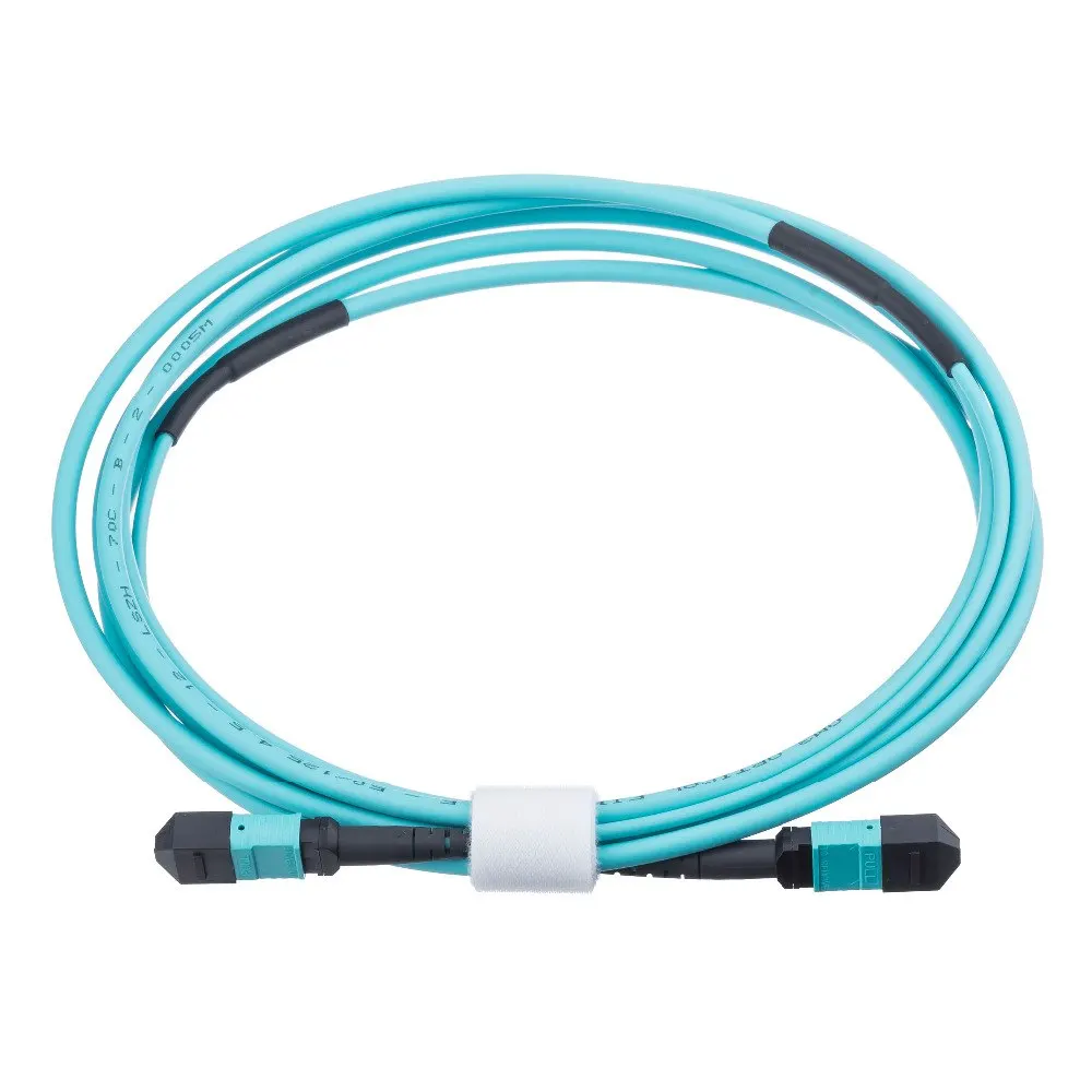 

Free Shipping 12 Fiber MPO Patch Cord LSZH OM4 850nm 15m MPO(Male) Fiber Optical Patch Cable Fiber Optic Patch Cord