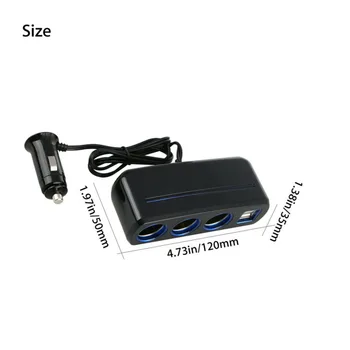 

Dual USB Car Charger 12V-24V Cigarette Lighter Replacement Accessories