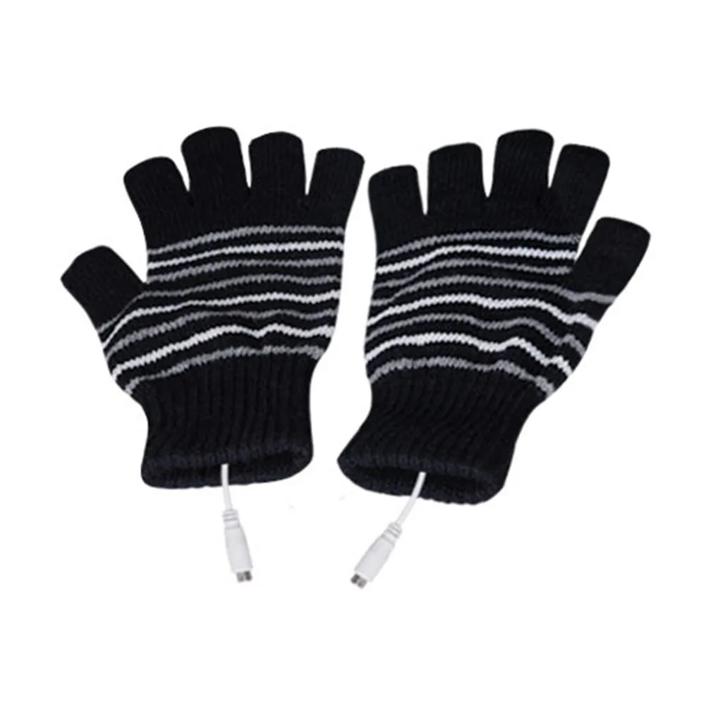 Унисекс перчатки с подогревом электрические зимние теплые перчатки с двойным боковым нагревом грелка для рук для катания на лыжах, езды на велосипеде, охоты, рыбалки