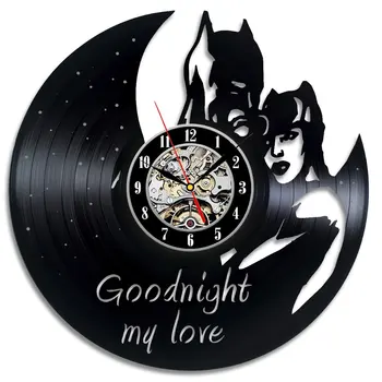 

Batman Wall Clock Modern Design Living Room Decoration Hanging Vinyl Clock 3D Decorative Vintage Clocks Wall Watch