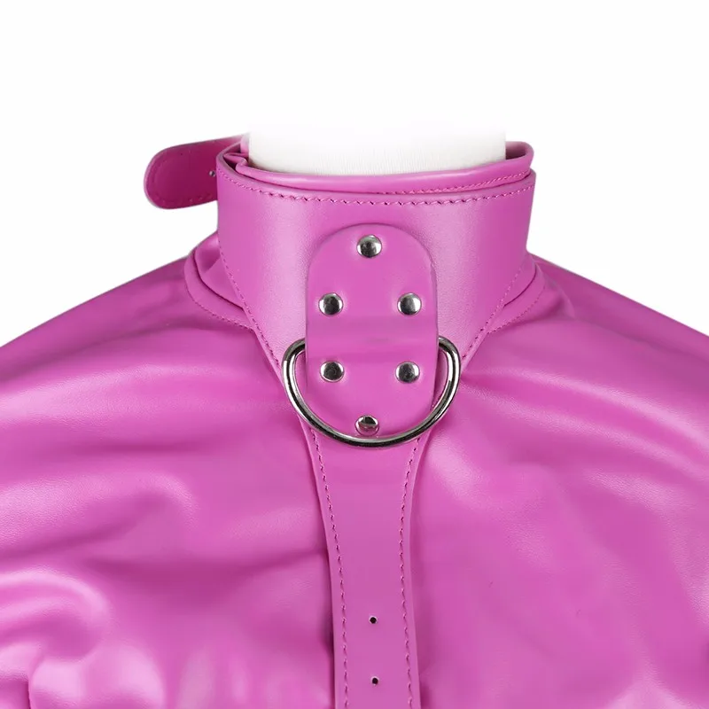 Leather Reverse Back Bondage Backpack 4