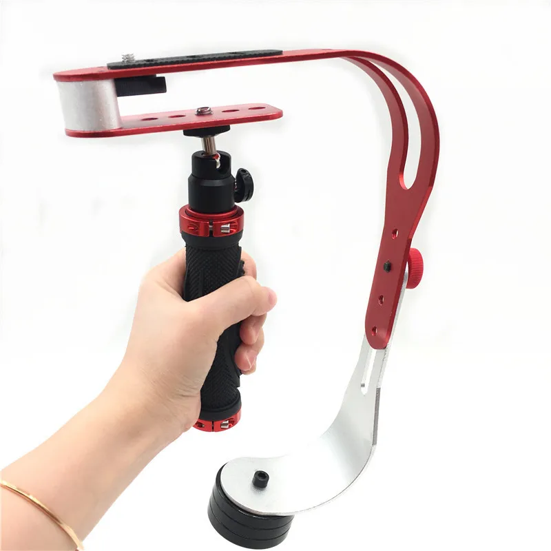 Handheld Gimbal Сплав алюминий мини Ручной цифровой камера стабилизатор видеокамеры Видео Steadicam мобильный DSLR 5DII движения DV Steadycam для Gopro - Цвет: Handheld Gimbal
