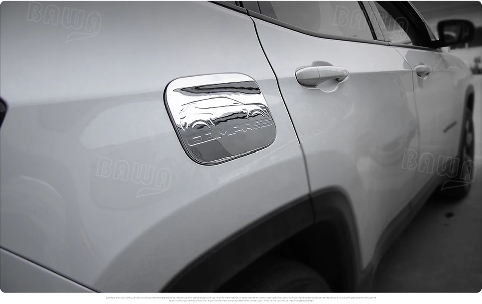 BAWA внешний масляный топливный бак крышка наклейки ABS аксессуары для Jeep Compass