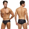 Datifer Summer Mens Shorts Swim Briefs Beach Sexy Removed Breathable Pad Printing Plus Size Bermudas Masculina Swimming Shorts 2