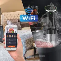 GERWELL Sous Vide WIFI Electric Stew Pot Vacuum Food Cooker Slow Cooker Immersion Circulator Circulator for Beef Eggs Seafood 2
