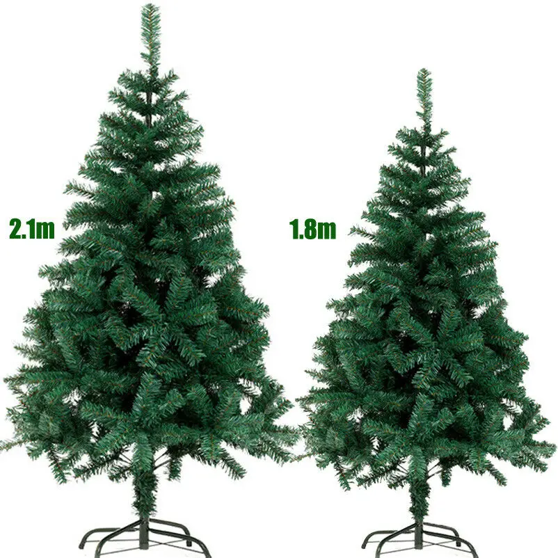 

Green Christmas Tree 2 3 4 5 6 7 8 FT Decoration Undercoated Festival Holiday New Year Fake Pine Tree Xmas Gift Fast Shipping