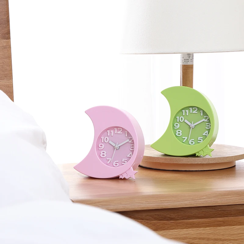 Креативный мультяшный Будильник для детей детской комнаты простой мини