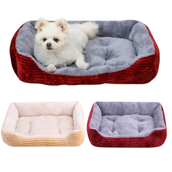

XS-XXL Pet Sofa For Dog Beds Soft Nest Dog House Mat Four Seasons Universal Cat Bed Kennel Cushion Sleeping Mat for Large Dogs
