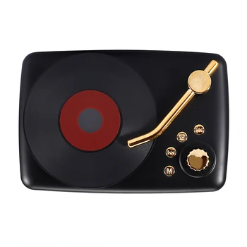 

ABS Subwoofer Gramophone Bluetooth Speaker Music Player Multifunction USB Charging TF Gifts Portable Mini Retro Radio Wireless
