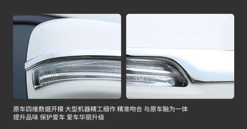 Для Toyota Prado 2010 2011 2012 2013- ABS пластик Боковая дверь Зеркала заднего вида аксессуары 2 шт