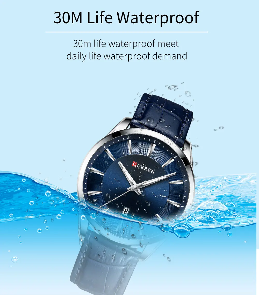 relógio de pulso relógio de quartzo com pulseira de marca de relógios de negócios para homens