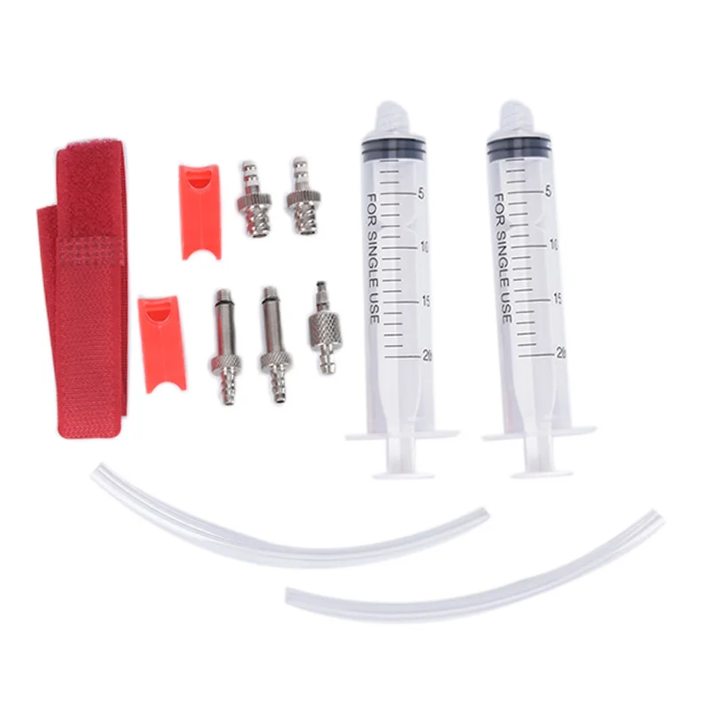 Best 1 Set Bicycle Hydraulic Brake Bleed Kit Mountain Bike Road Bike Maintain Tool MTB Bike Brake Repair Tools
