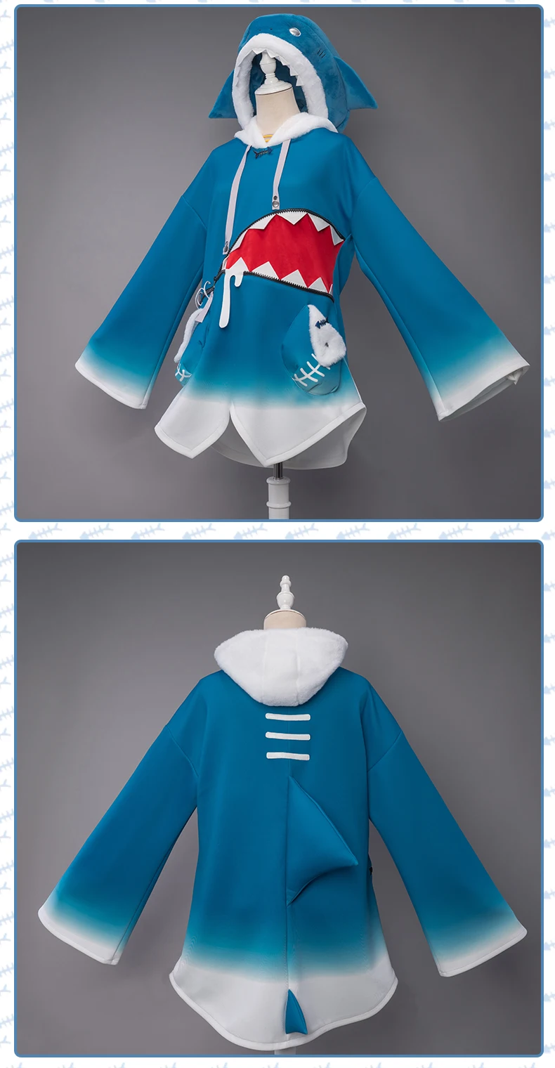 WOWO U Uwowo Hololive Cosplay Costume Shark Hat Suit Anime Costumes Girl Women Cute Blue Body -Zentai shop online He207f821146c42f48223f0d245411996z.jpg